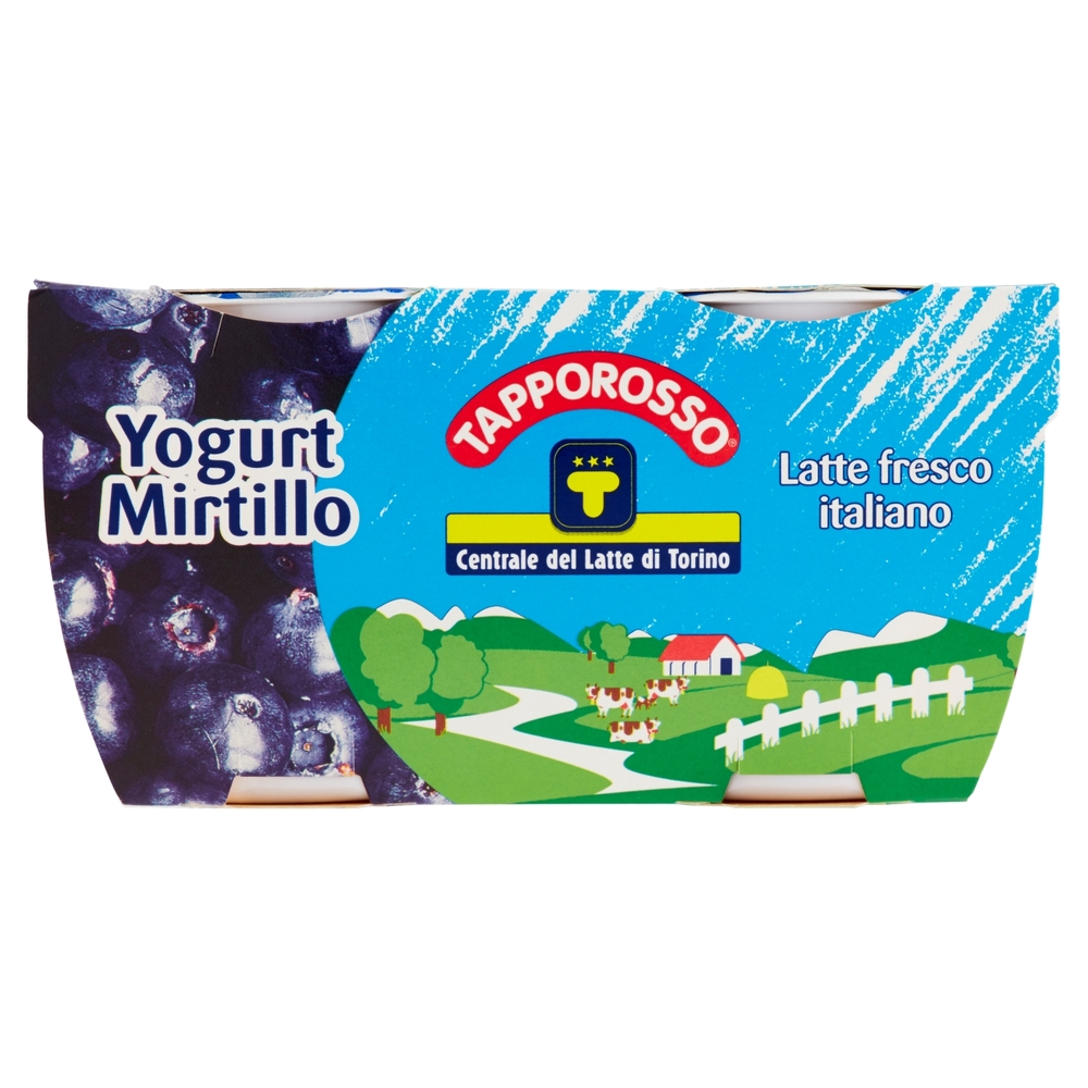 Yogurt Intero ai Mirtilli, 2x125 g